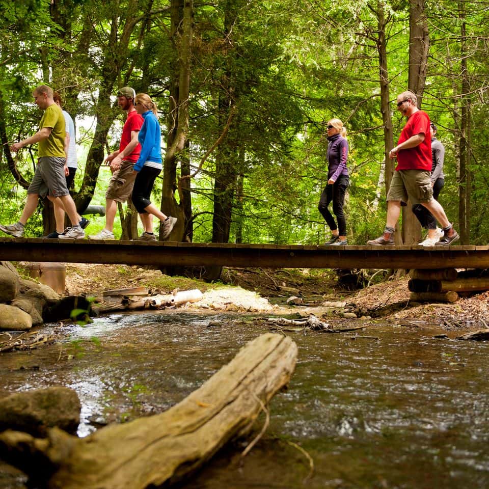 Hiking at Blue Mountain Resort